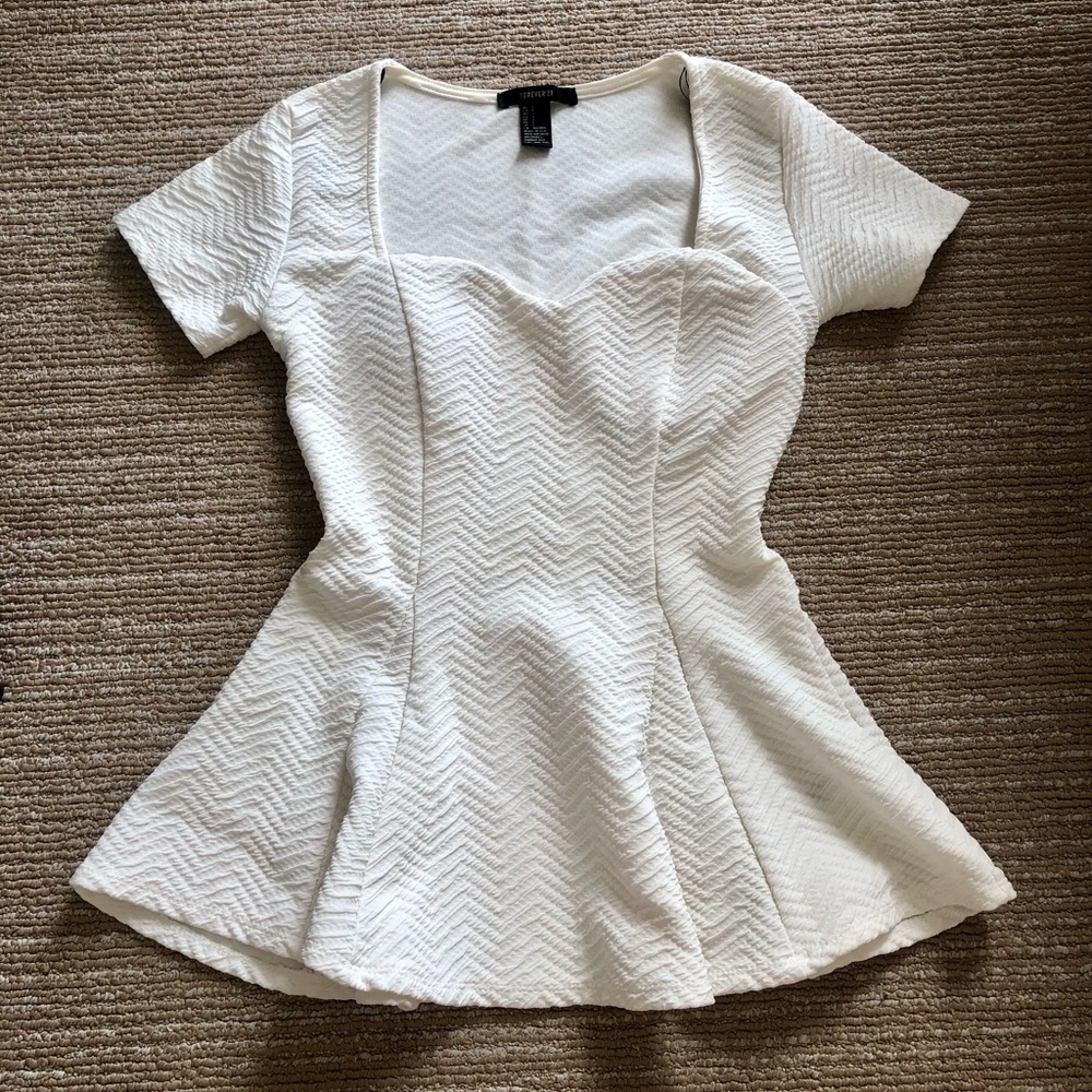Forever 21 Peplum Top - Size Small